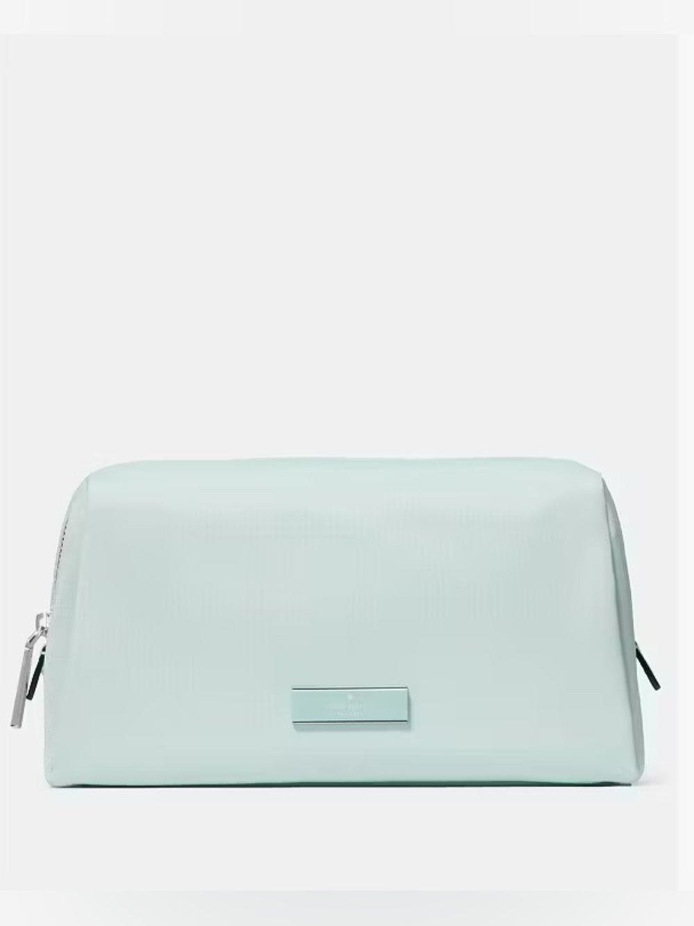 ♠️Kate Spade Carter Nylon Cosmetic Zip Pouch Bag, Crisp Sky Blue NWT